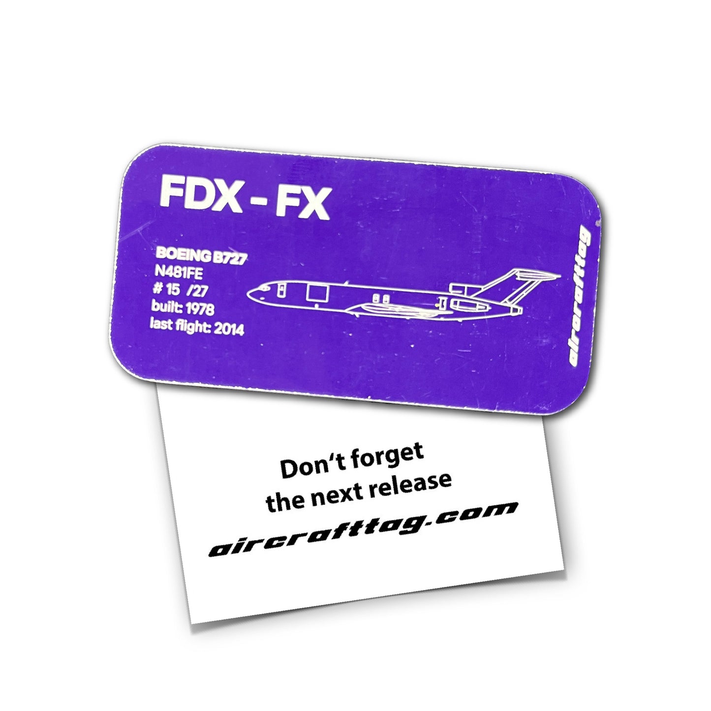 Magnet - Boeing 727 FedEX - N481FE