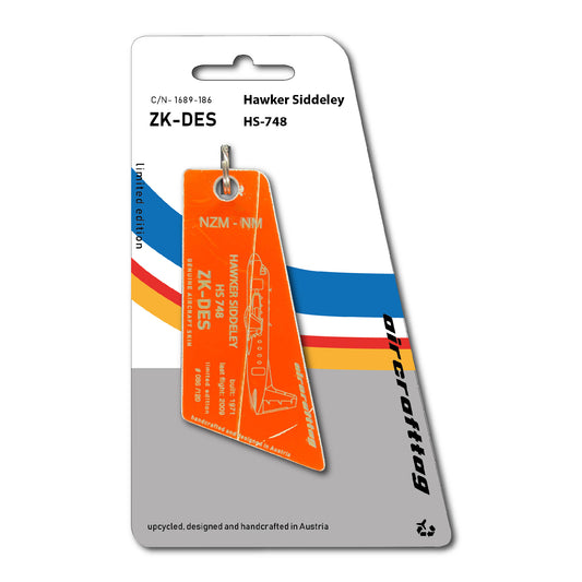 Hawker Siddeley HS748 - Mount Cook Airline - ZK-DES "History Collection" - single color