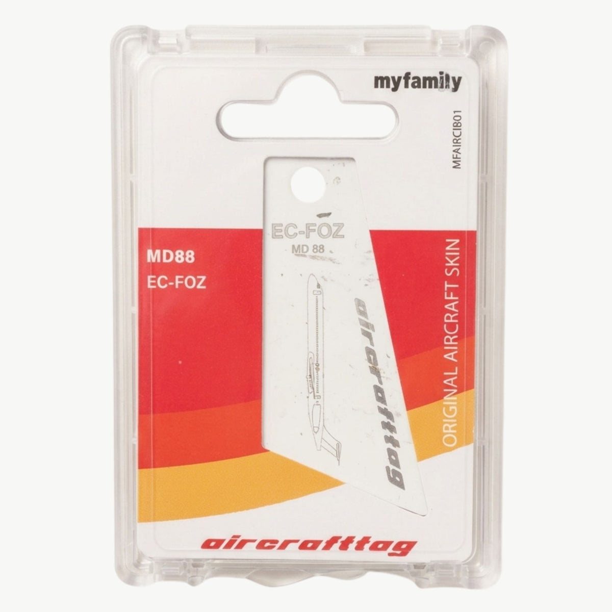 Aircrafttag Mini - IBERIA - MD88 - EC-FOZ