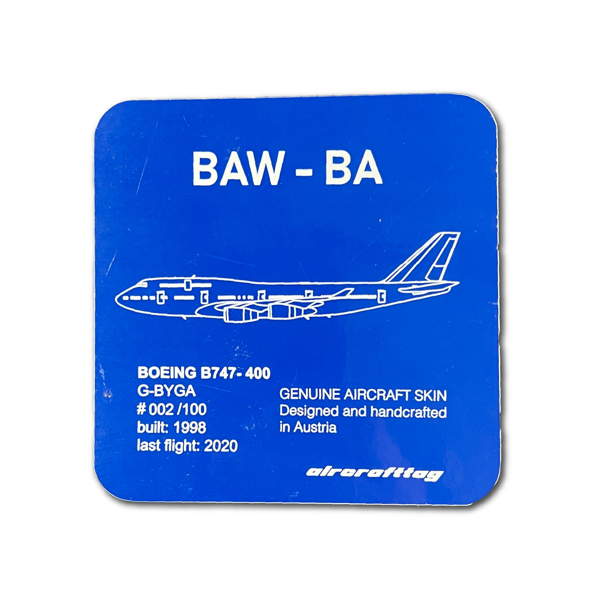 Coaster Boeing 747 - British Airways - G-BYGA