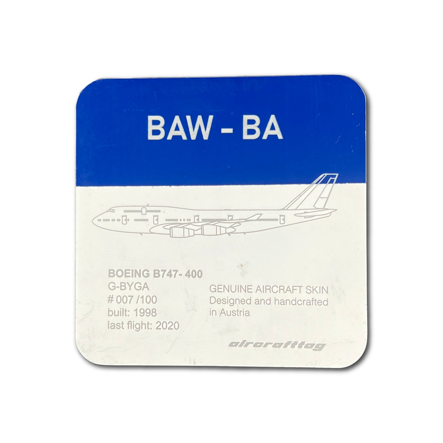 Coaster Boeing 747 - British Airways - G-BYGA