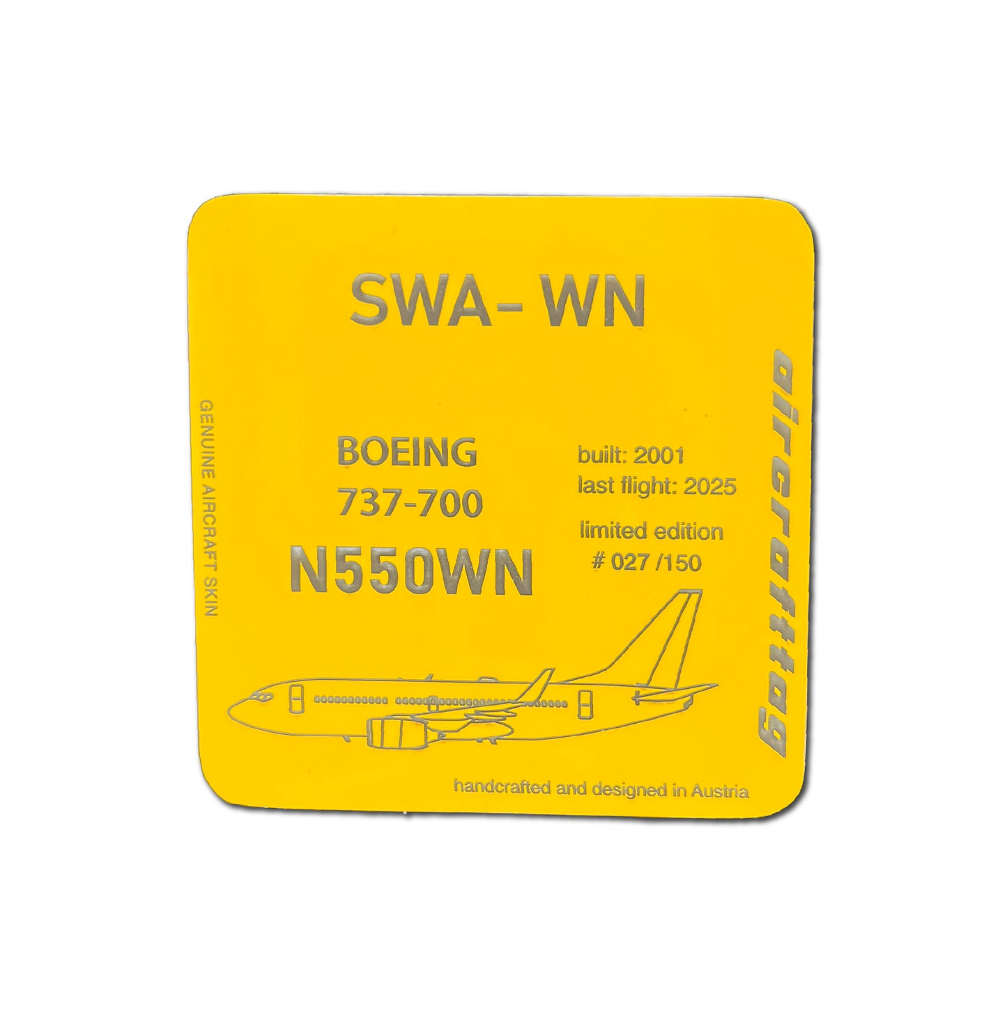 Coaster N550WN - Boeing B737 - Southwest