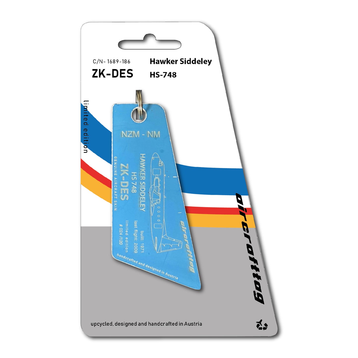 Hawker Siddeley HS748 - Mount Cook Airline - ZK-DES "History Collection" - single color