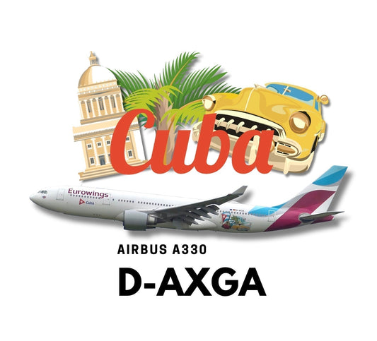 D-AXGA – Eurowings Airbus A330: From EVA Air to the Cuba Jet