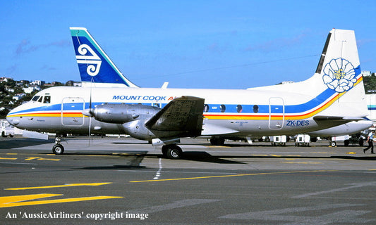 ZK-DES – Mount Cook Airline HS 748: The Story of Tongariro