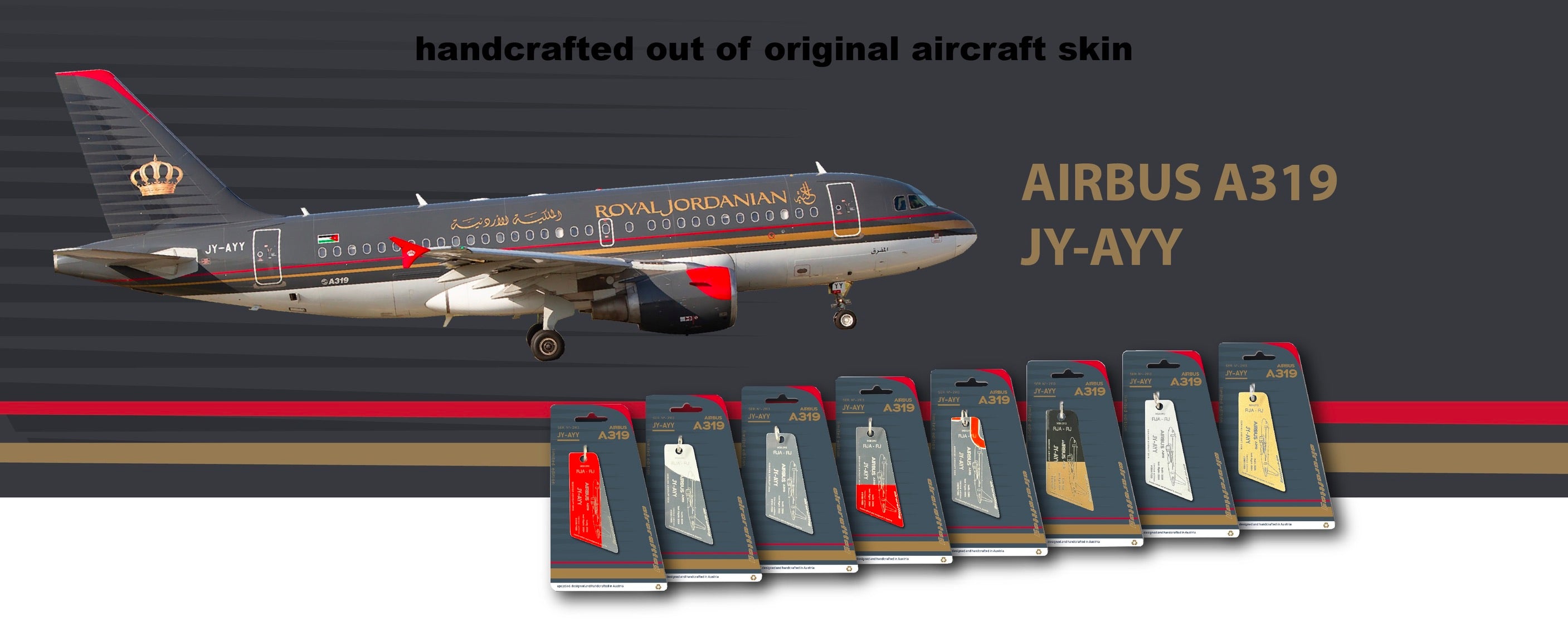 Aircrafttag - original aircraft skin