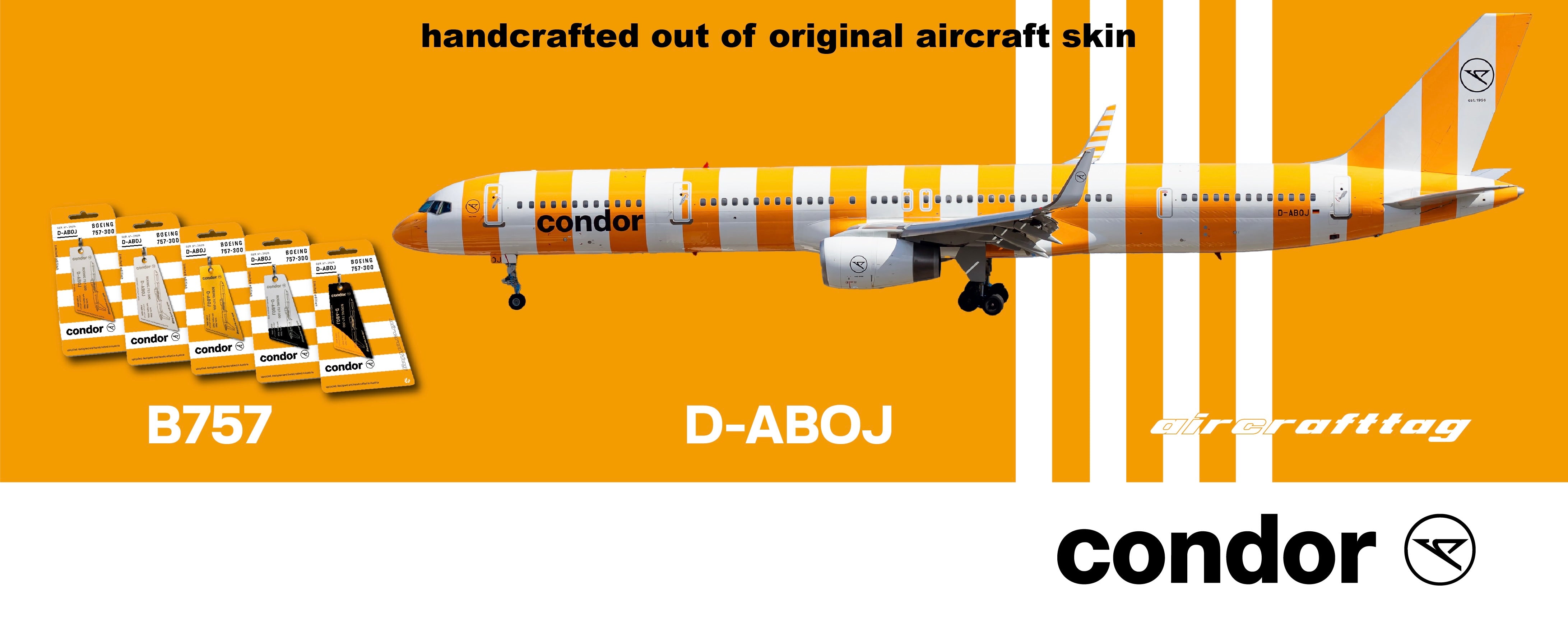 Aircrafttag - original aircraft skin