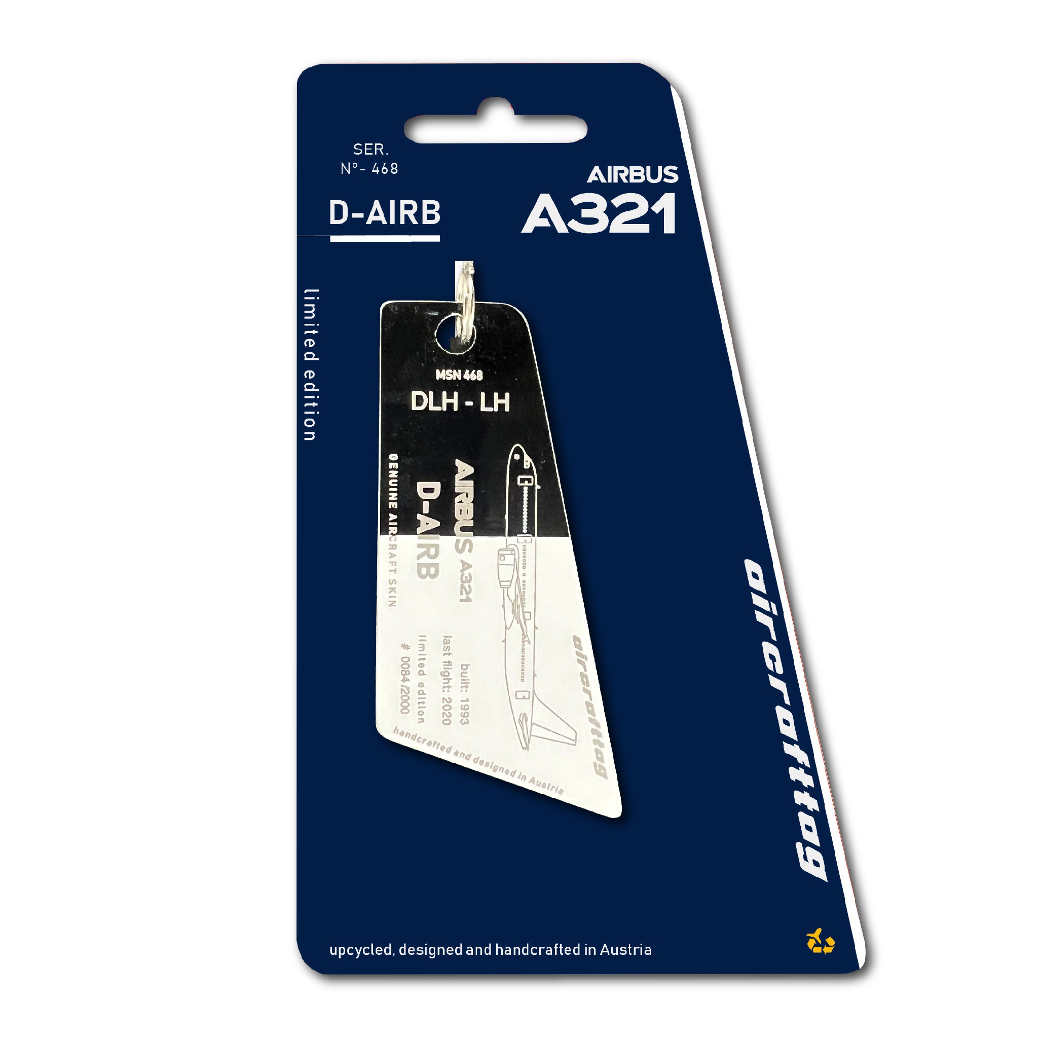 Airbus A321-100 - Lufthansa - D-AIRB – Aircrafttag