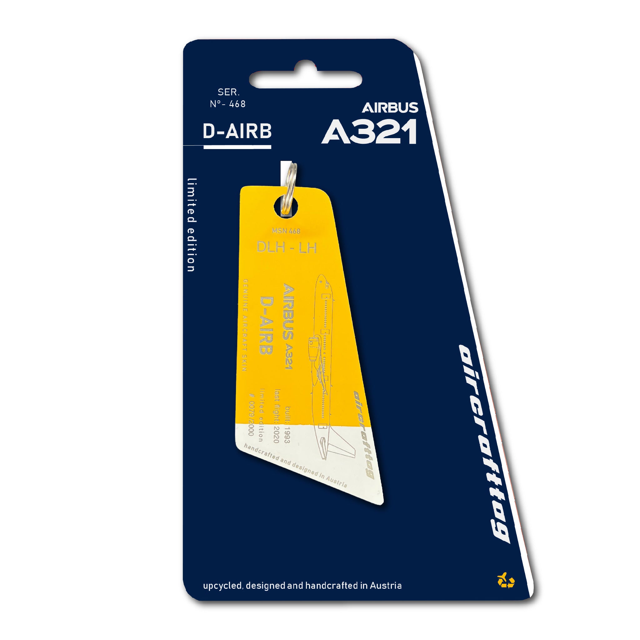 Airbus A321-100 - Lufthansa - D-AIRB – Aircrafttag