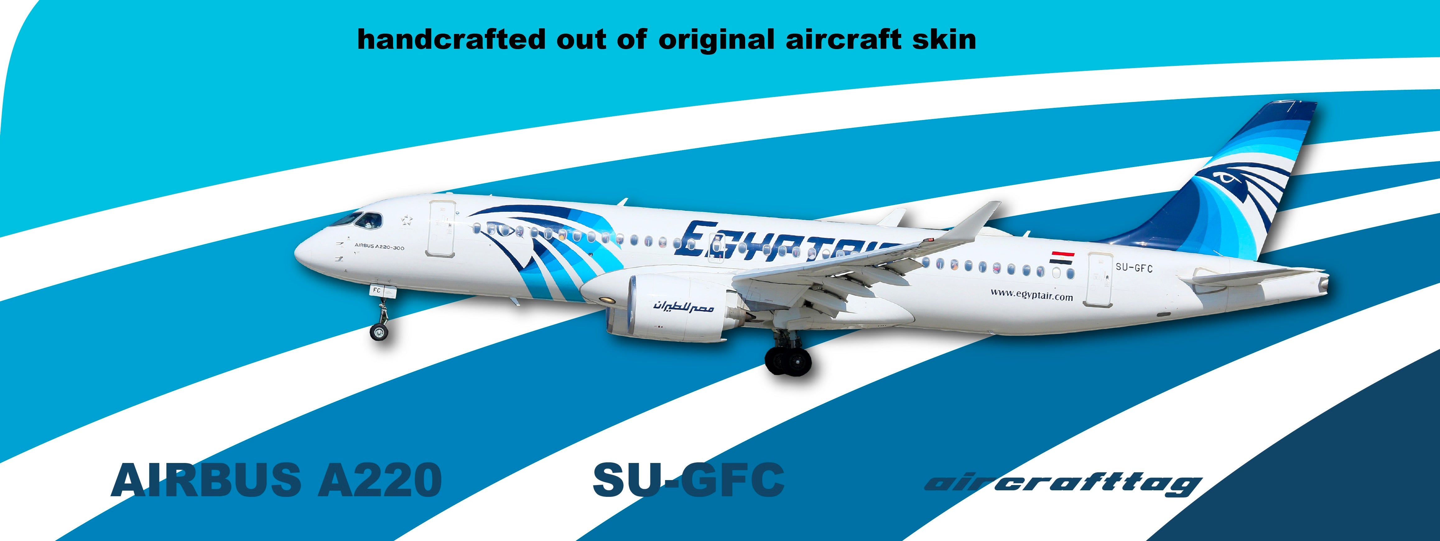 Aircrafttag - original aircraft skin