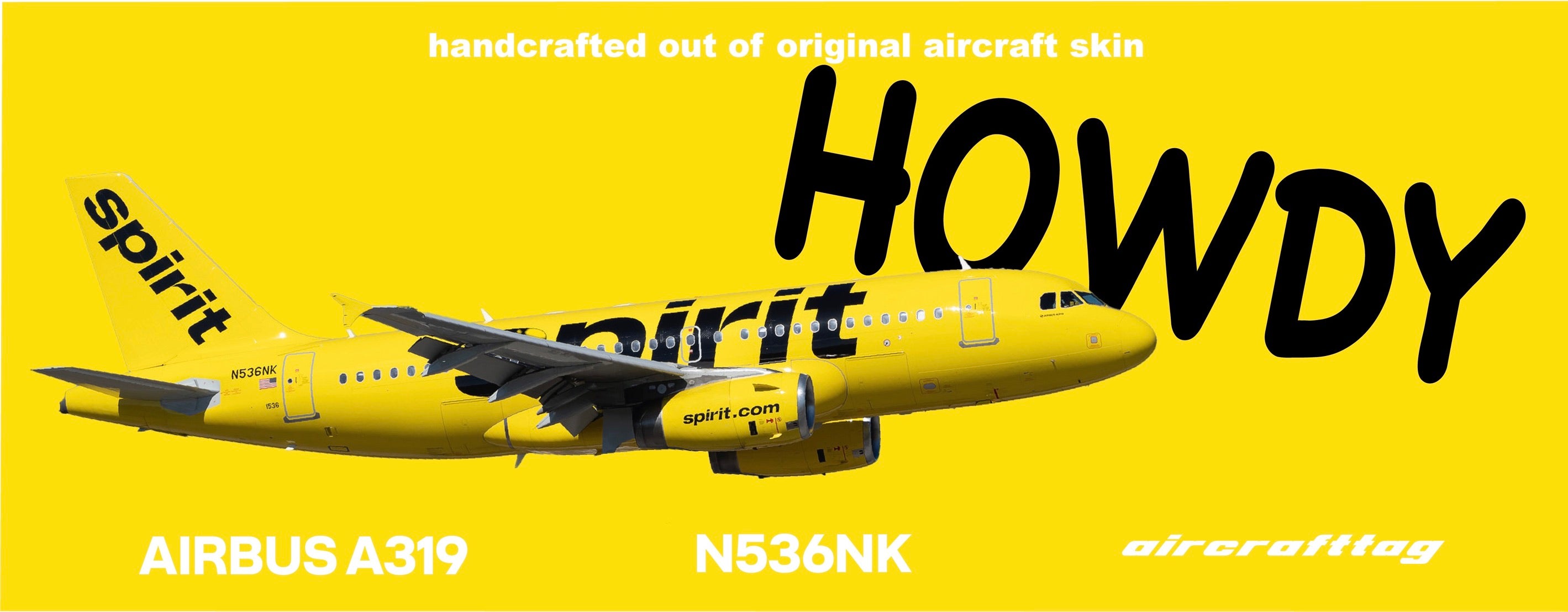 Aircrafttag - original aircraft skin