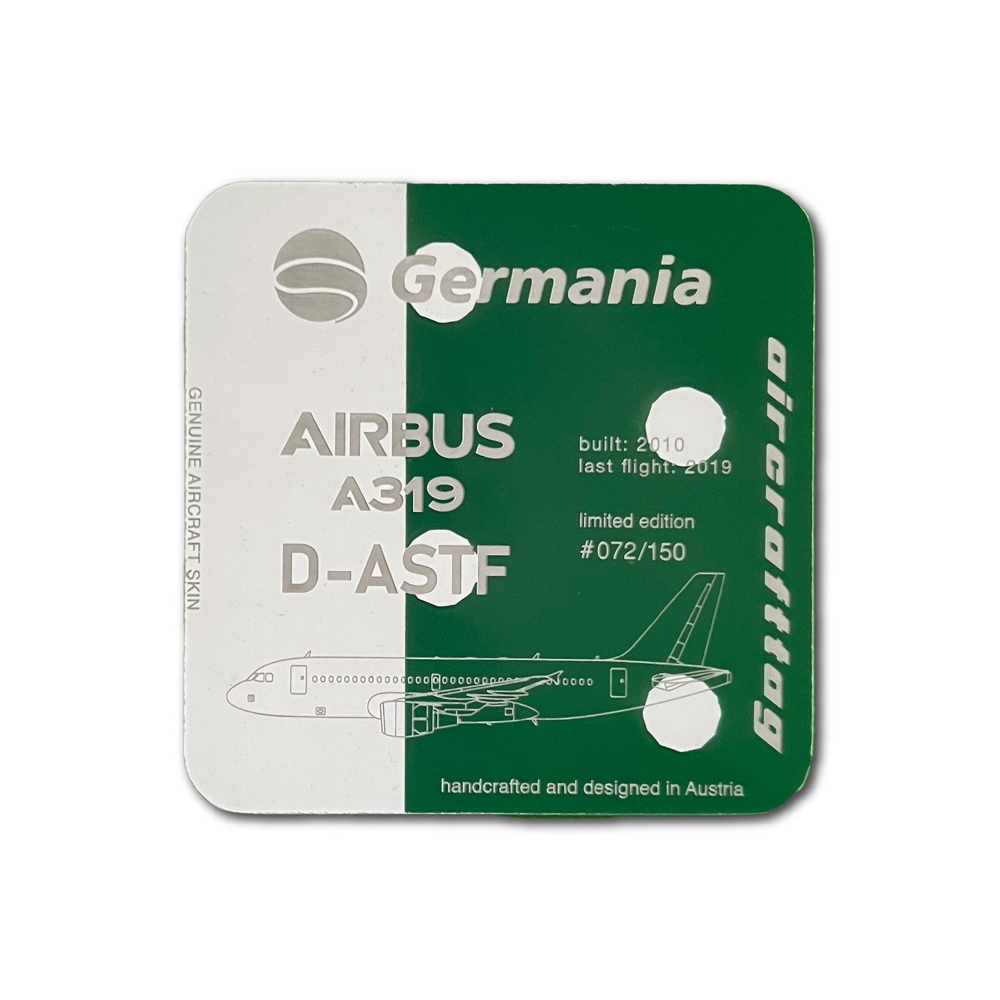 Coaster Airbus A319 - Germania - D-ASTF