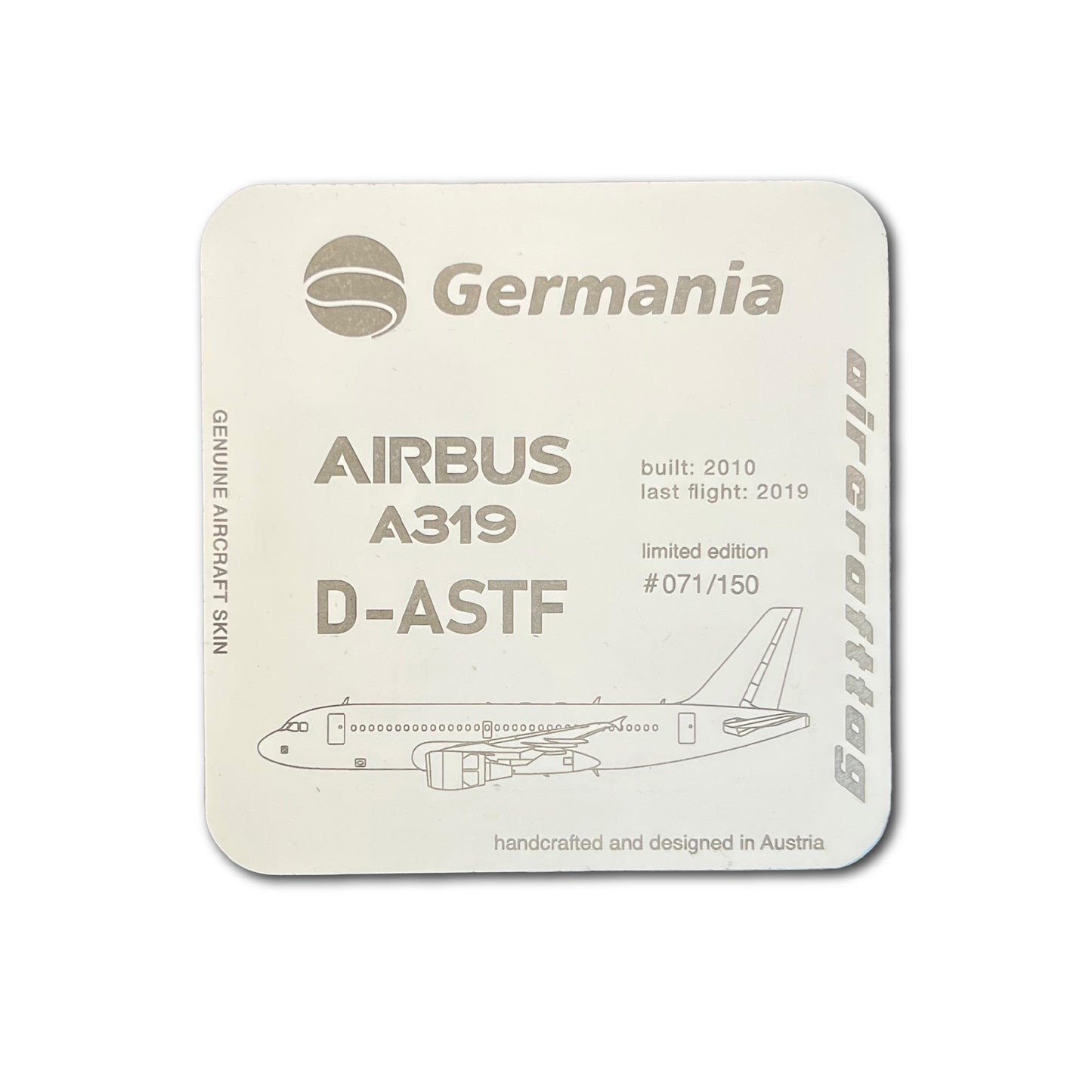 Coaster Airbus A319 - Germania - D-ASTF