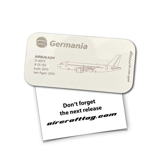 Magnet Airbus A319 - Germania - D-ASTF
