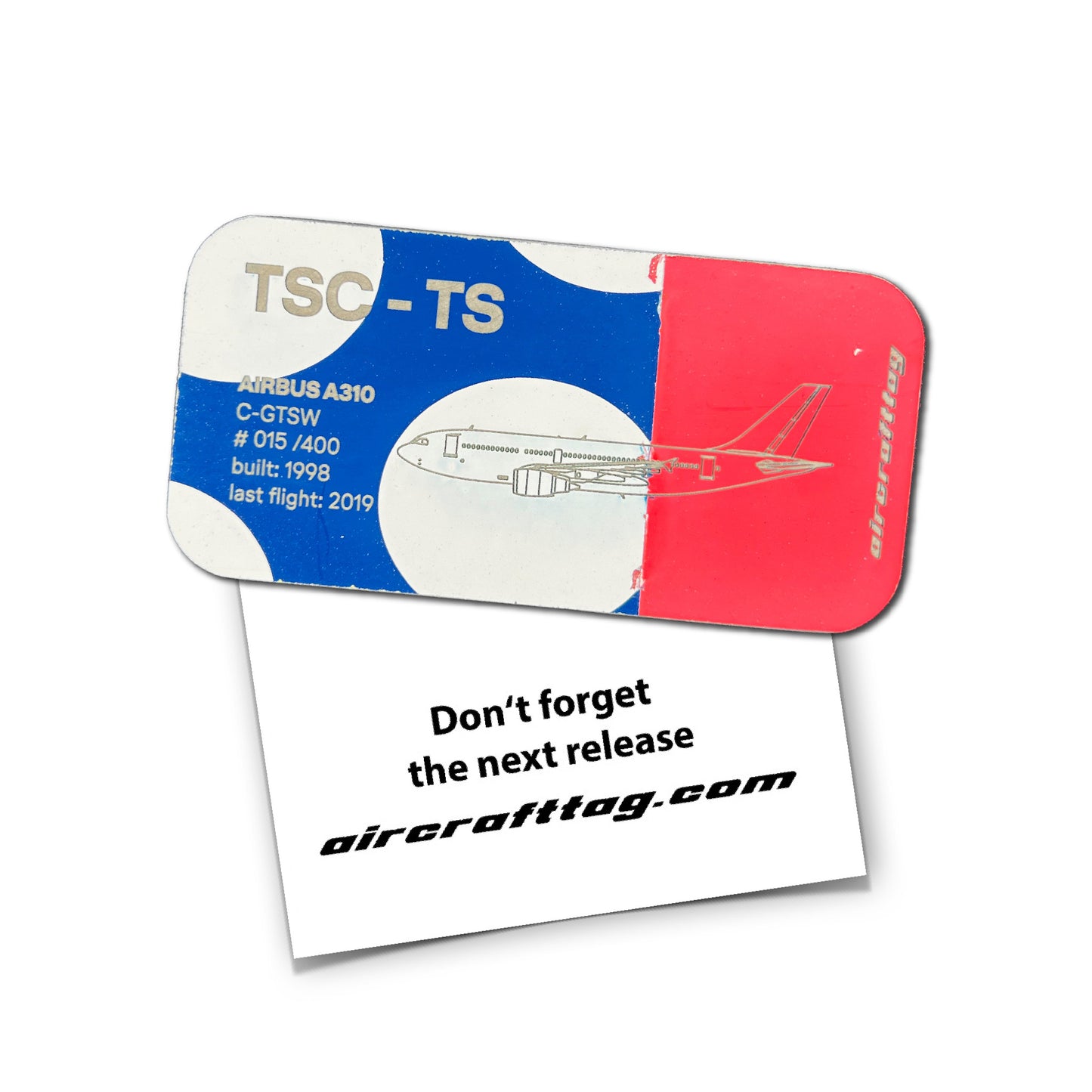 Magnet Airbus A310 - Air Transat - C-GTSW