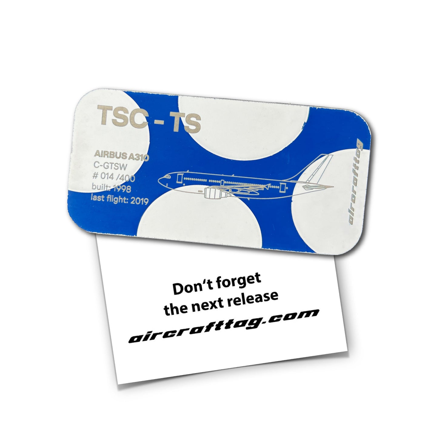 Magnet Airbus A310 - Air Transat - C-GTSW