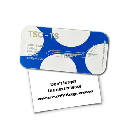 Magnet Airbus A310 - Air Transat - C-GTSW