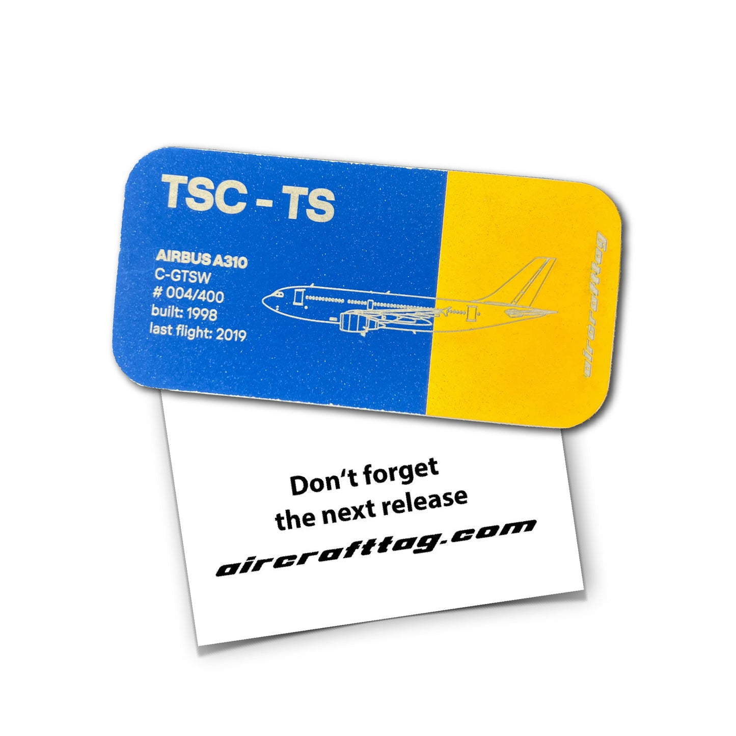 Magnet Airbus A310 - Air Transat - C-GTSW