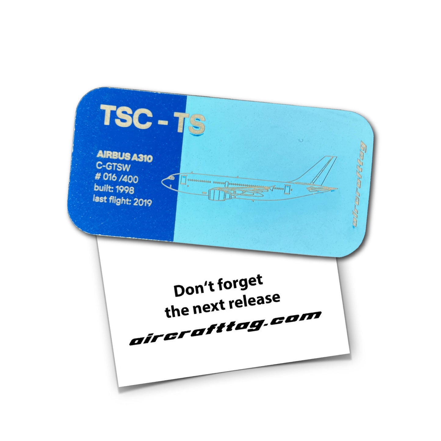 Magnet Airbus A310 - Air Transat - C-GTSW