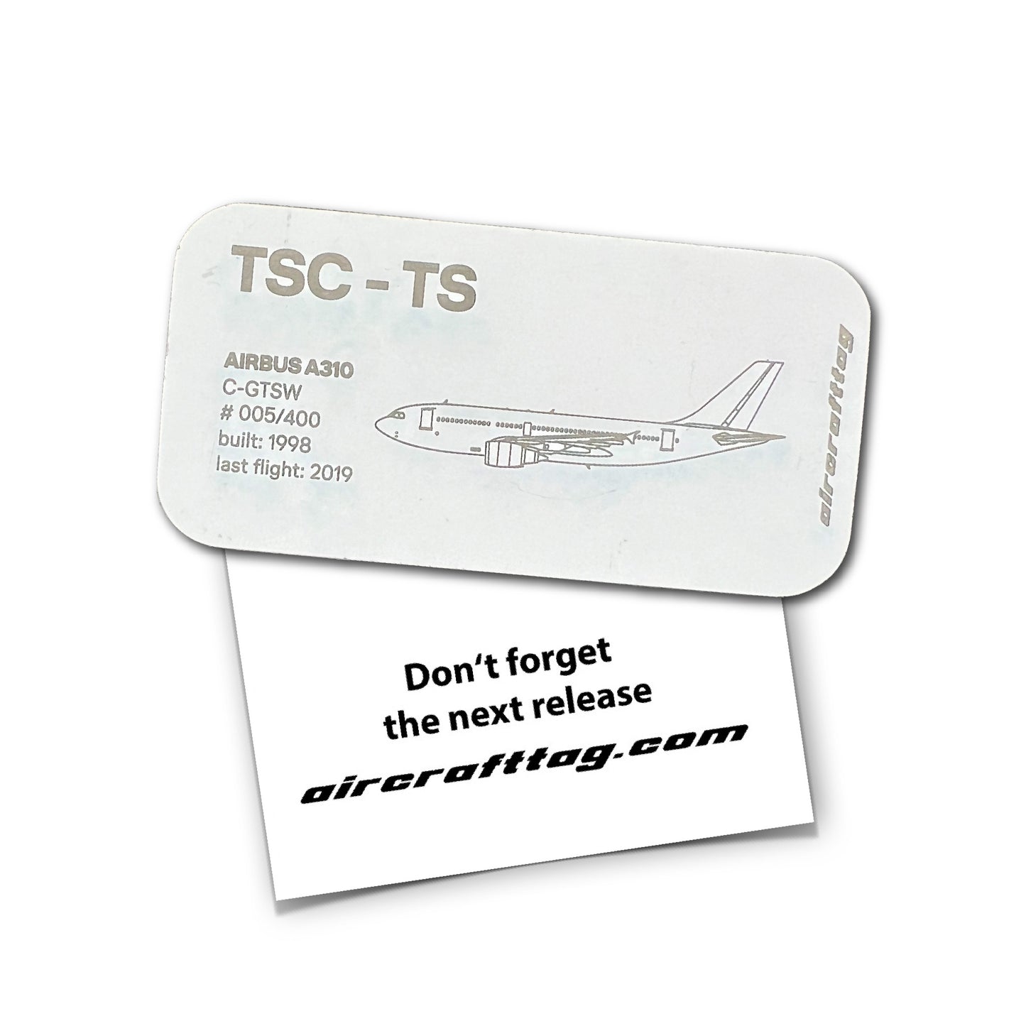Magnet Airbus A310 - Air Transat - C-GTSW