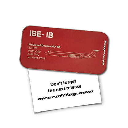 Magnet MD-88 - IBERIA - EC-FOZ