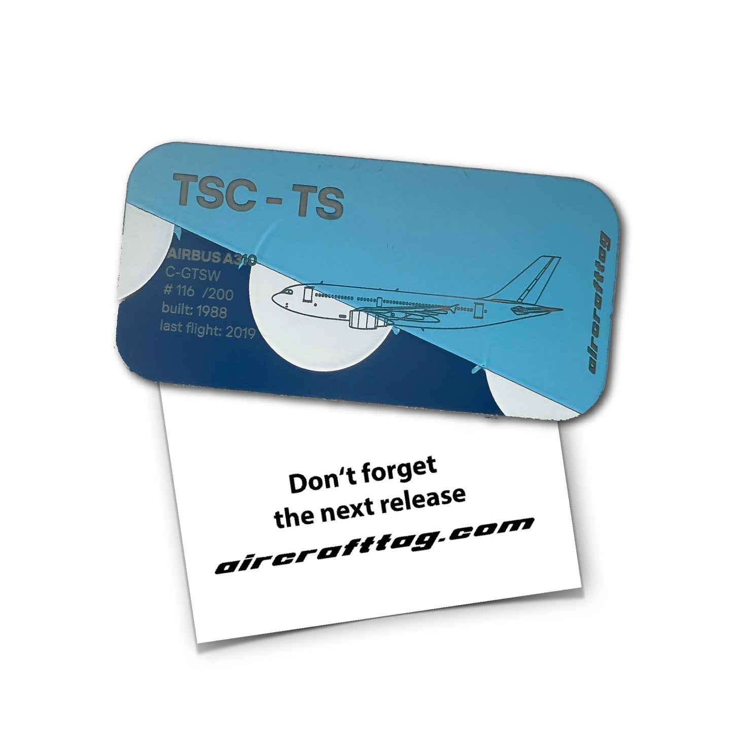 Magnet Airbus A310 - Air Transat - C-GTSW