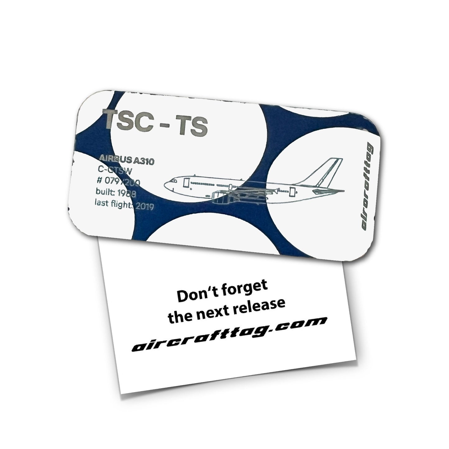 Magnet Airbus A310 - Air Transat - C-GTSW