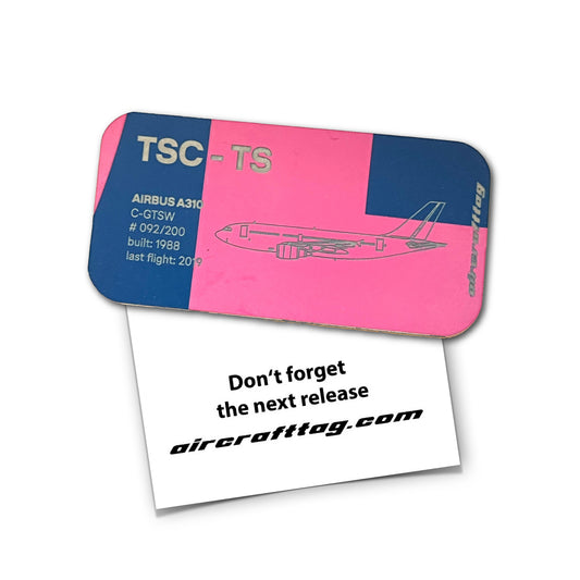 Magnet Airbus A310 - Air Transat - C-GTSW