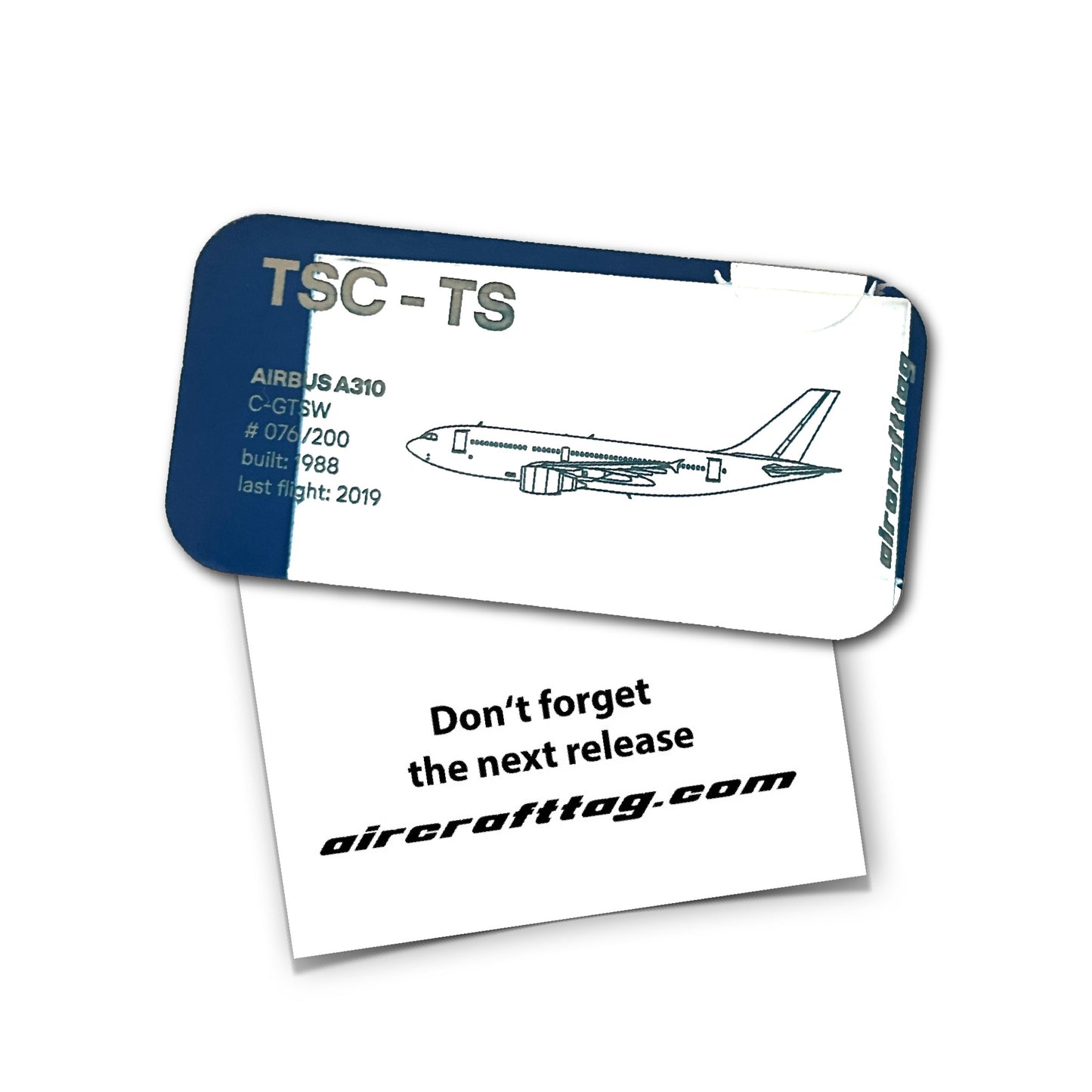 Magnet Airbus A310 - Air Transat - C-GTSW