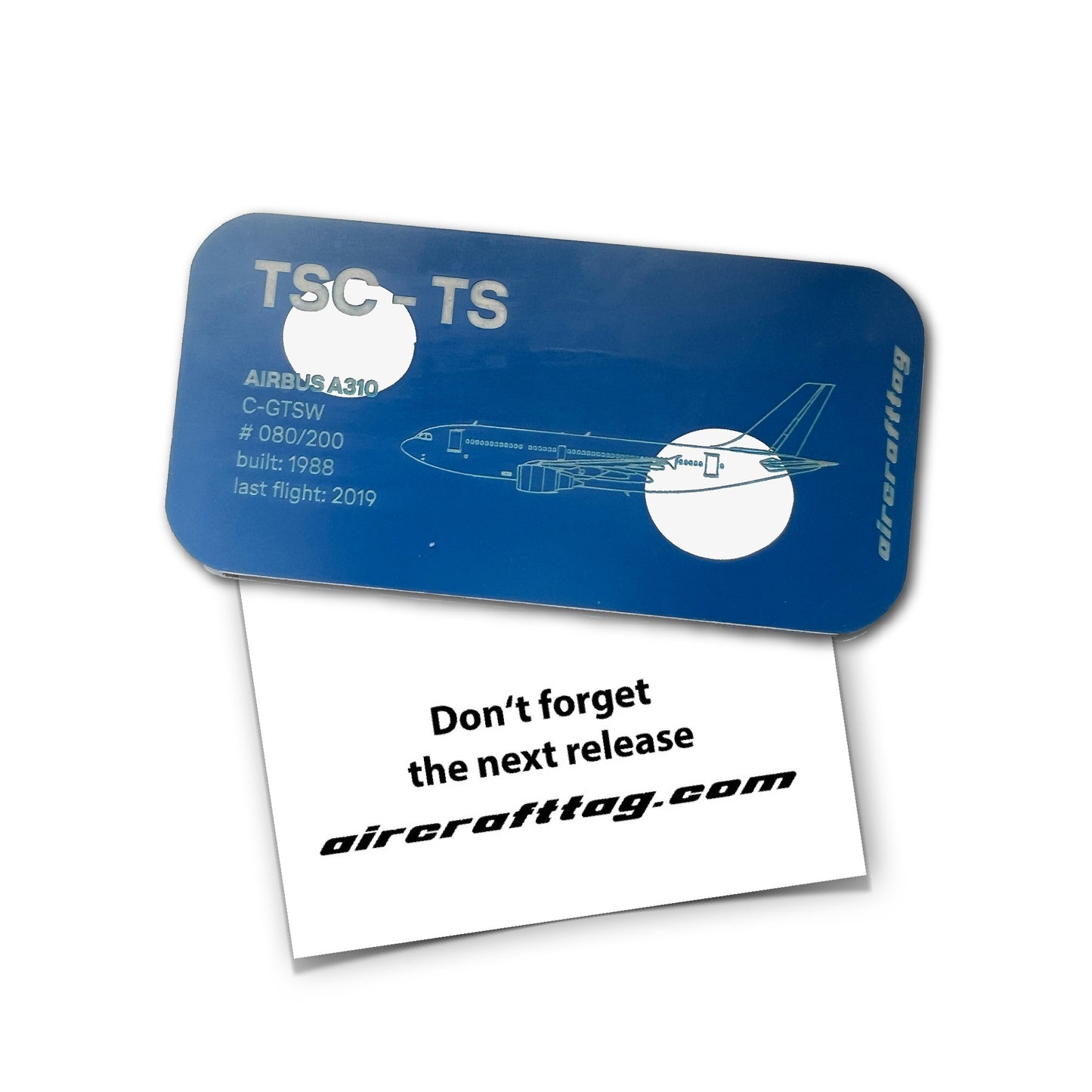 Magnet Airbus A310 - Air Transat - C-GTSW