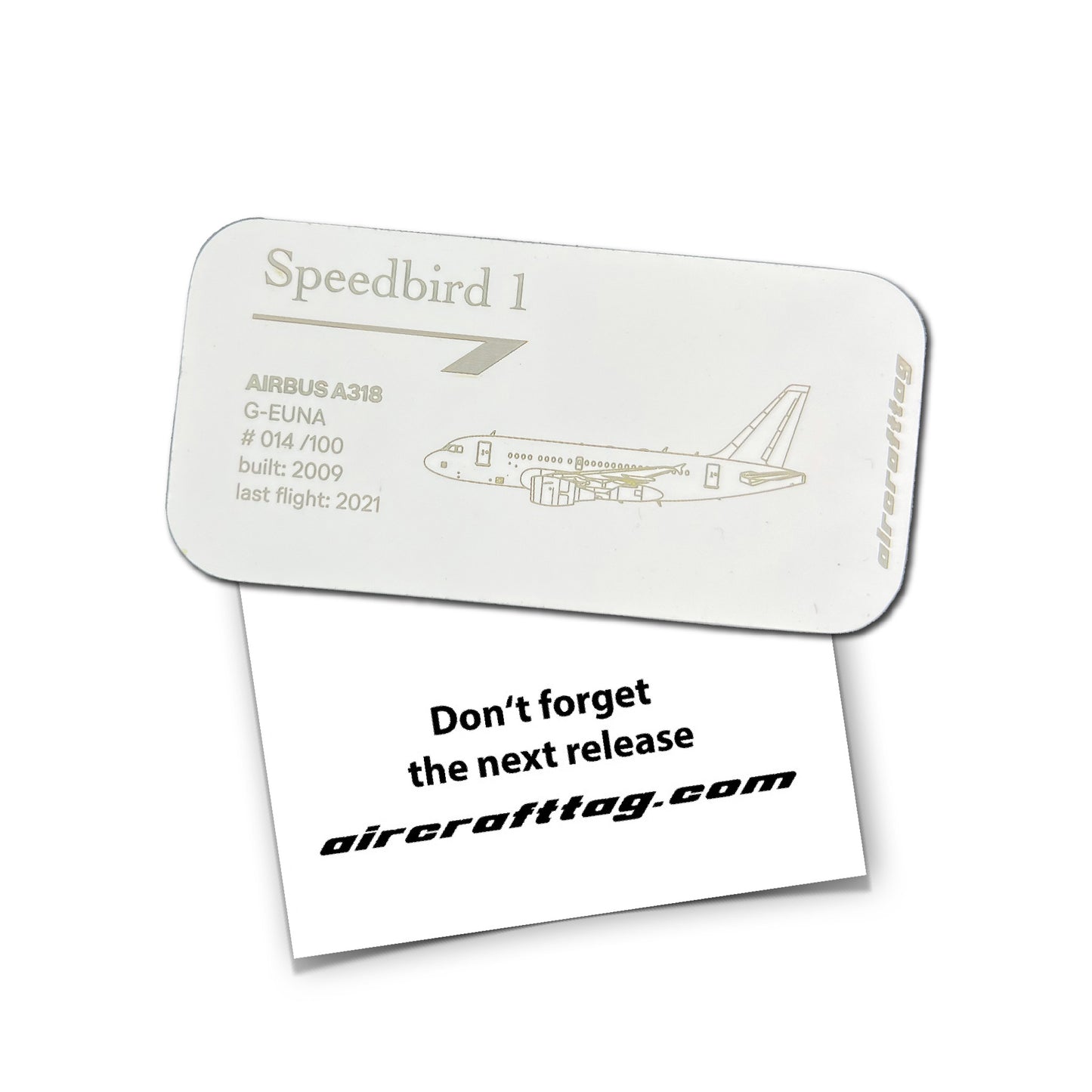 Magnet -  Airbus A318 - British Airways - G-EUNA
