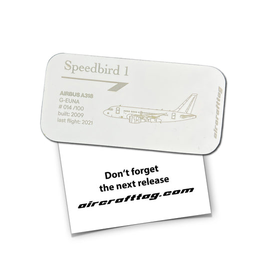 Magnet -  Airbus A318 - British Airways - G-EUNA