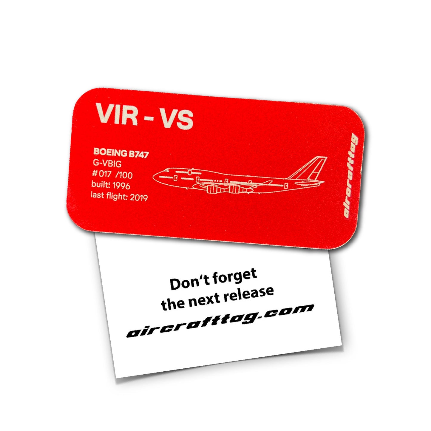 Magnet - Boeing 747 - Virgin Atlantic - G-VBIG