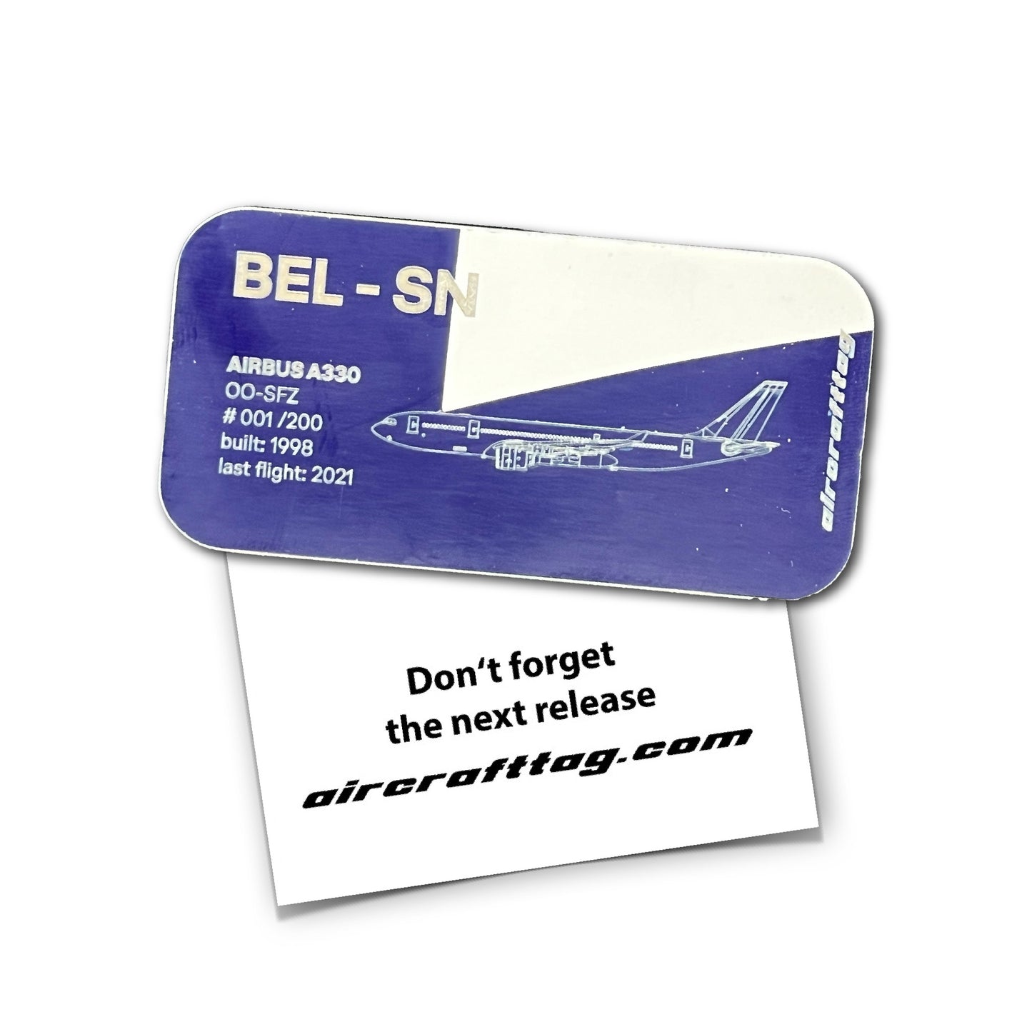 Magnet - Airbus A330 - Brussels Airlines - OO-SFZ