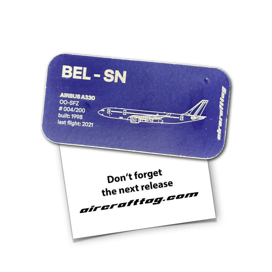 Magnet - Airbus A330 - Brussels Airlines - OO-SFZ