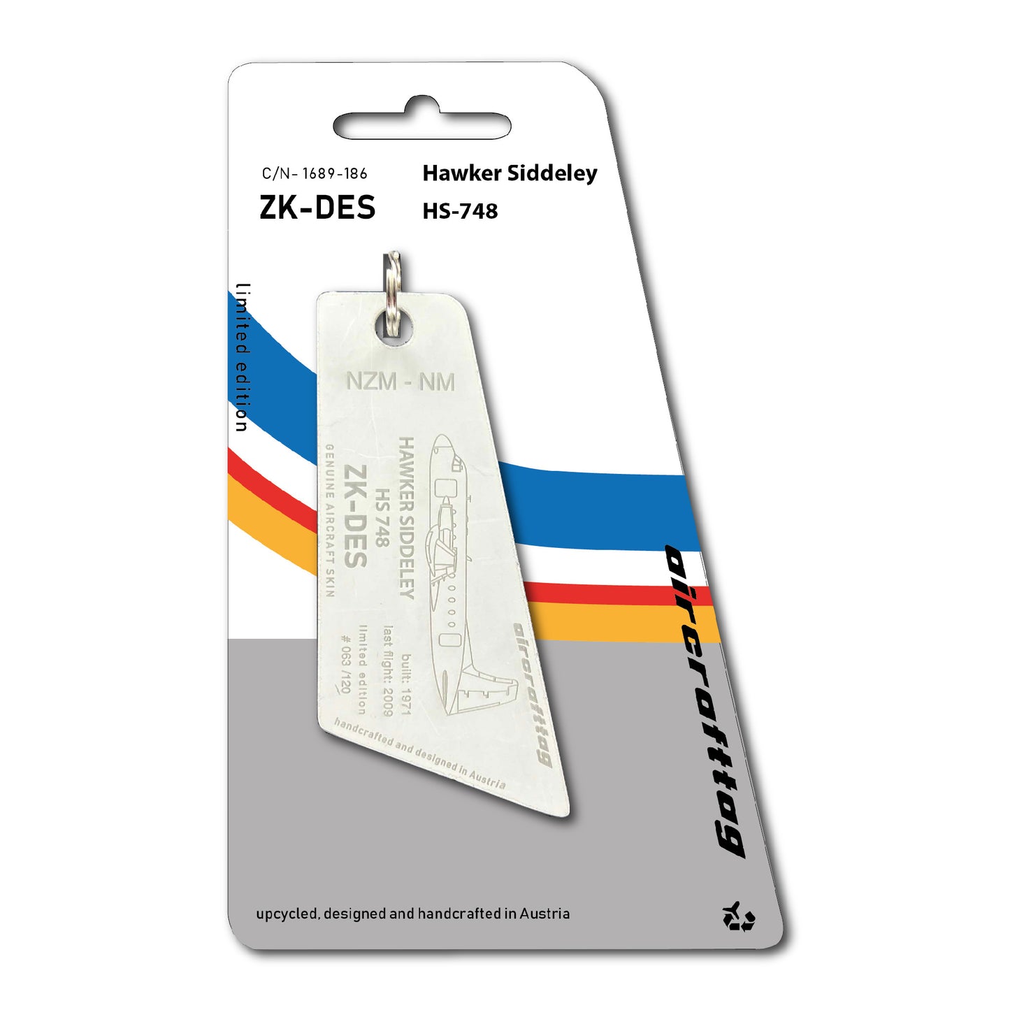 Hawker Siddeley HS748 - Mount Cook Airline - ZK-DES "History Collection" - single color