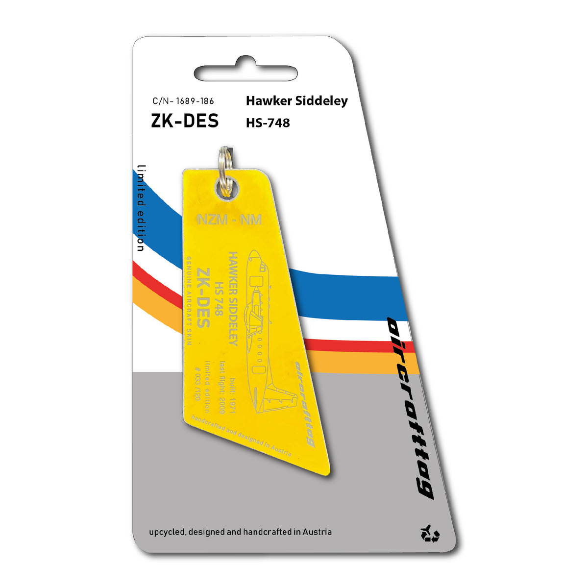 Hawker Siddeley HS748 - Mount Cook Airline - ZK-DES "History Collection" - single color