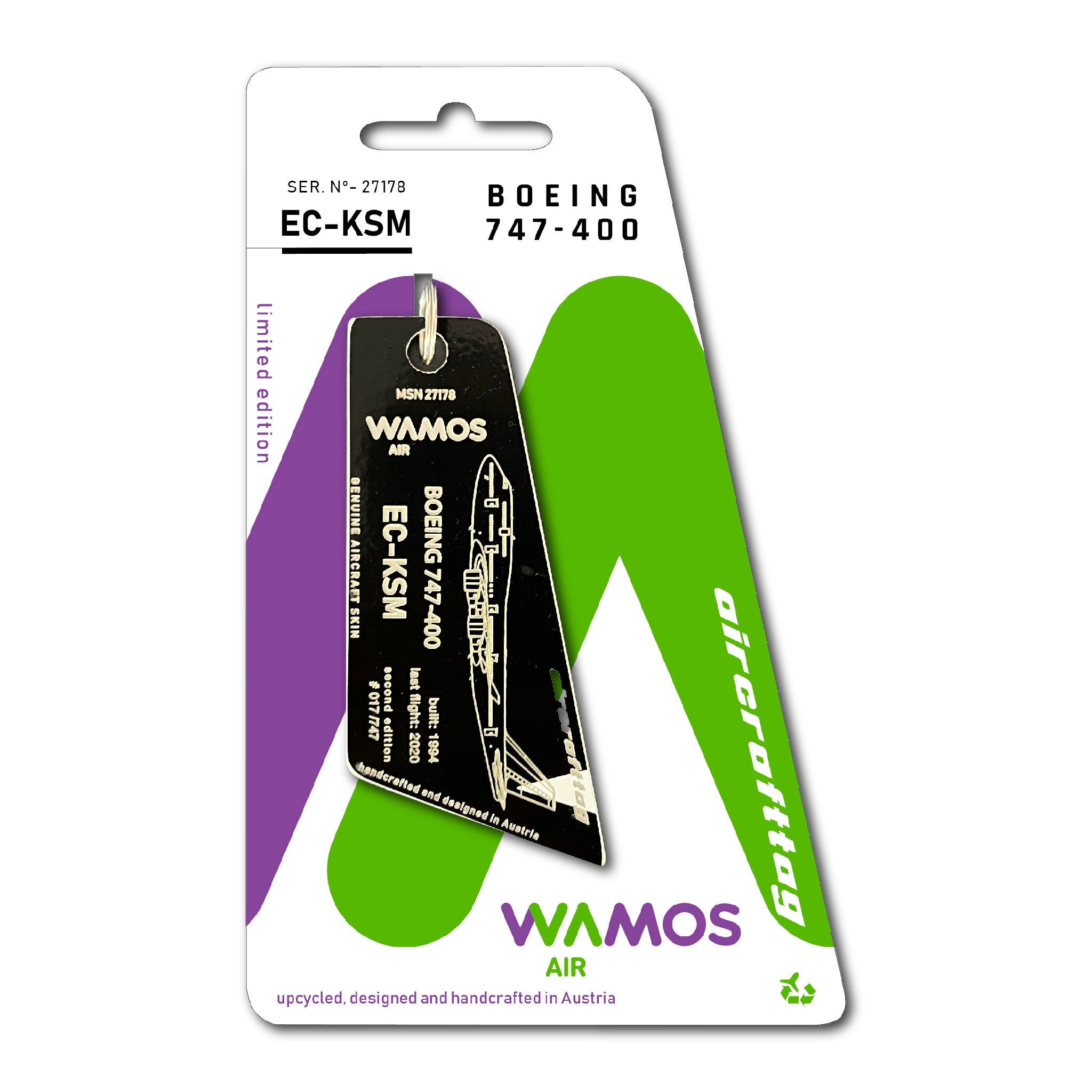 Boeing 747 Wamos Air EC-KSM aircrafttag – Aircrafttag