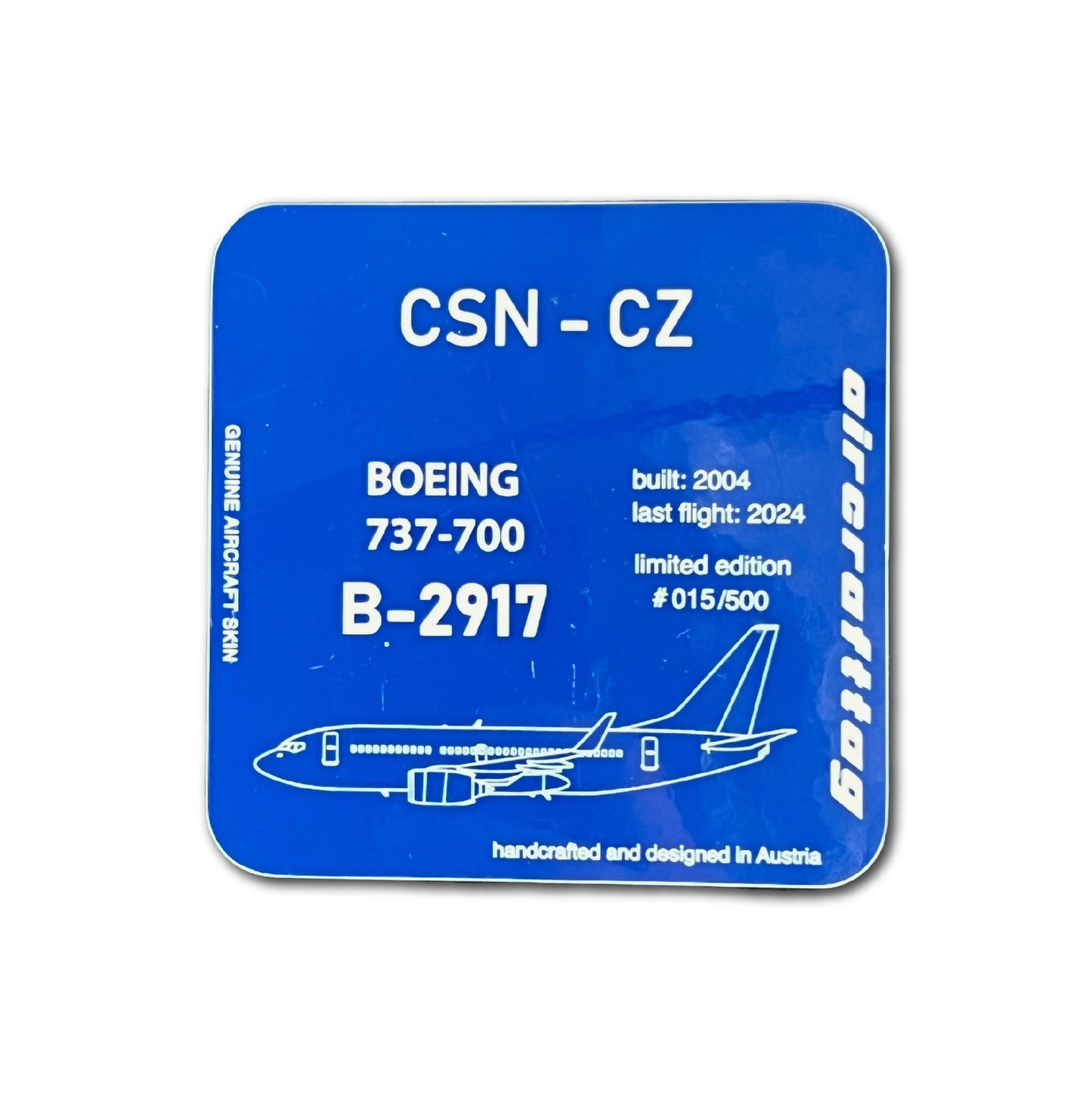 Coaster - Boeing 737 - B-2917 - China Southern Airlines