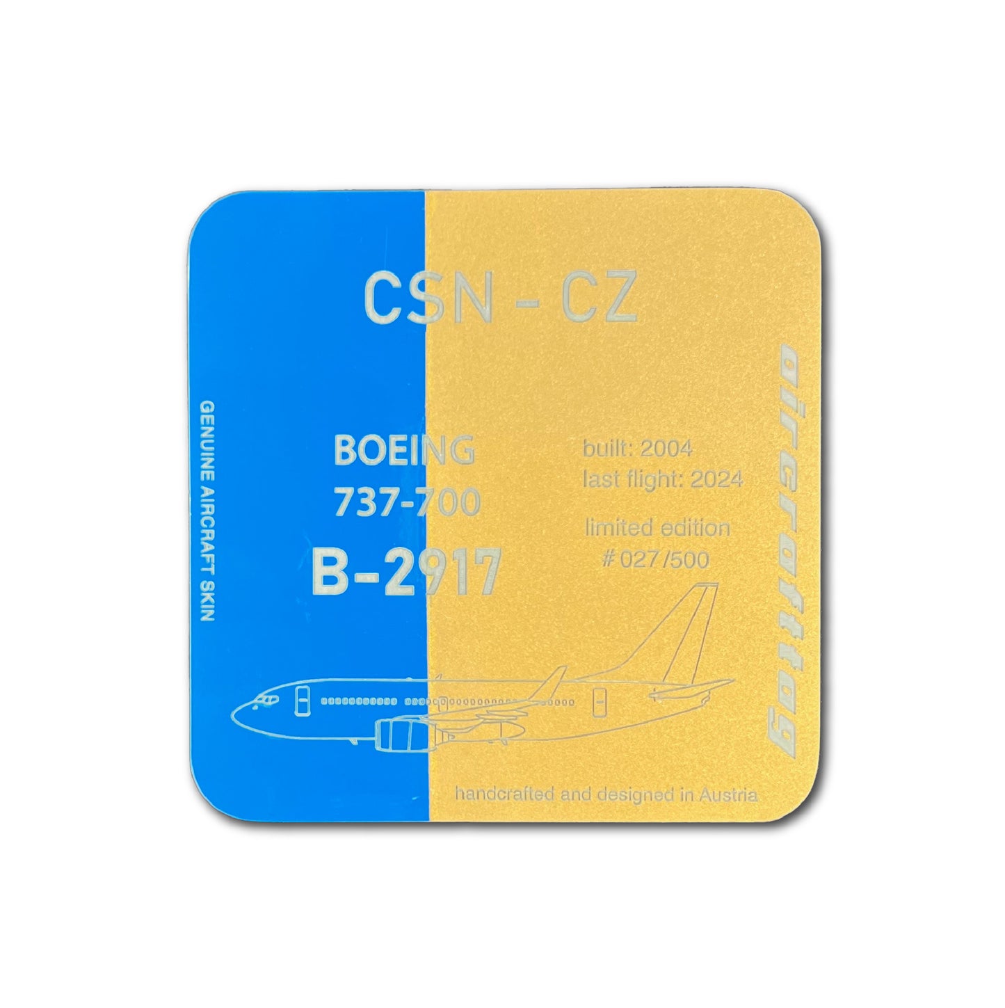 Coaster - Boeing 737 - B-2917 - China Southern Airlines