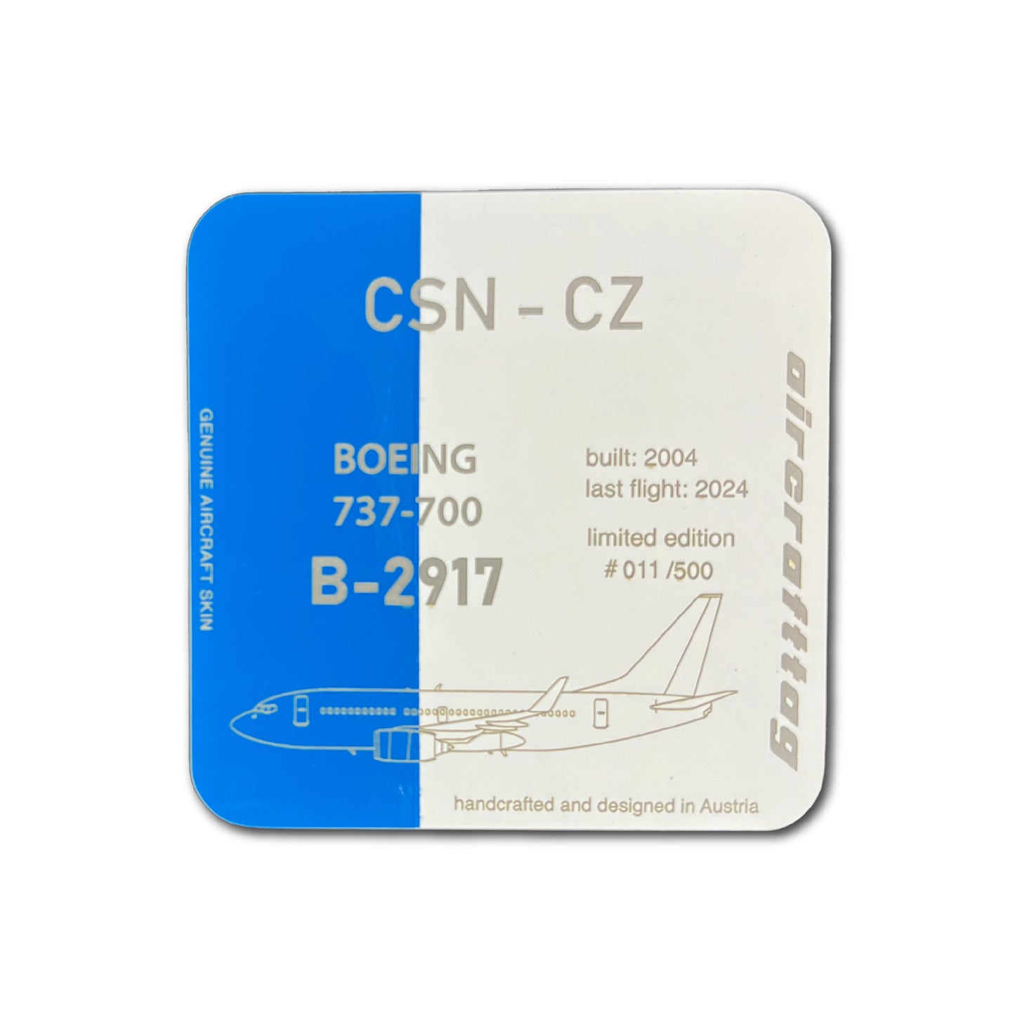 Coaster - Boeing 737 - B-2917 - China Southern Airlines