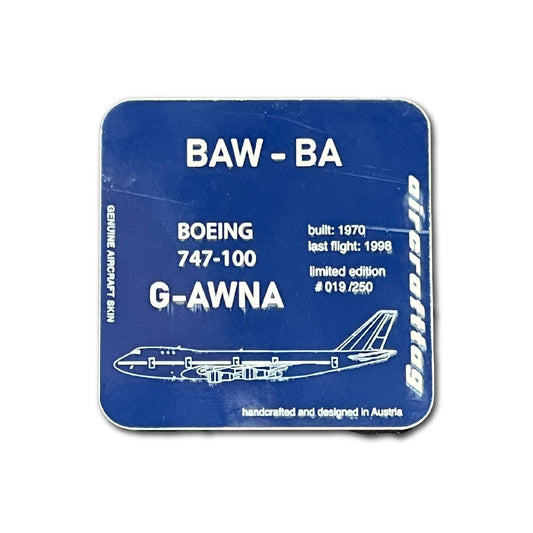 Coaster Boeing B747-100 - BOAC | British Airways - G-AWNA