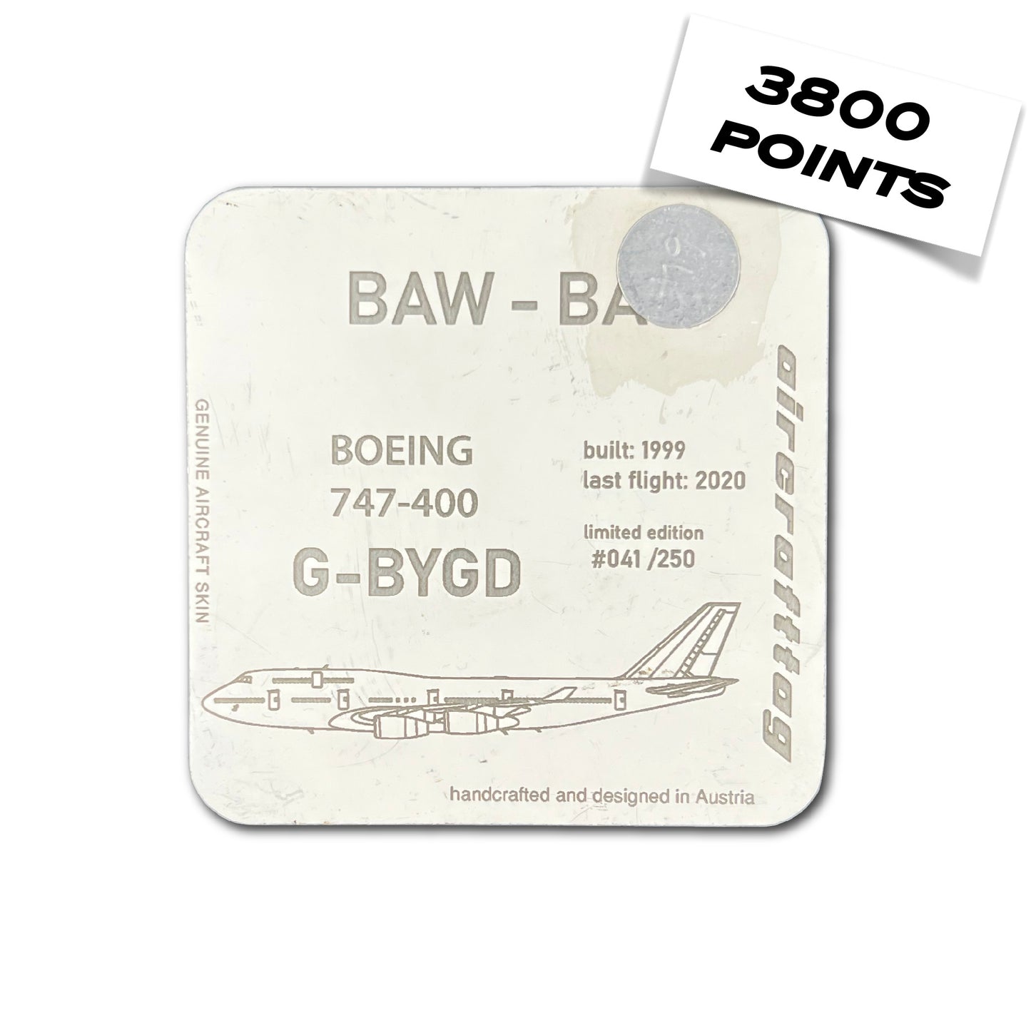 coaster British Airways B747 - G-BYGD