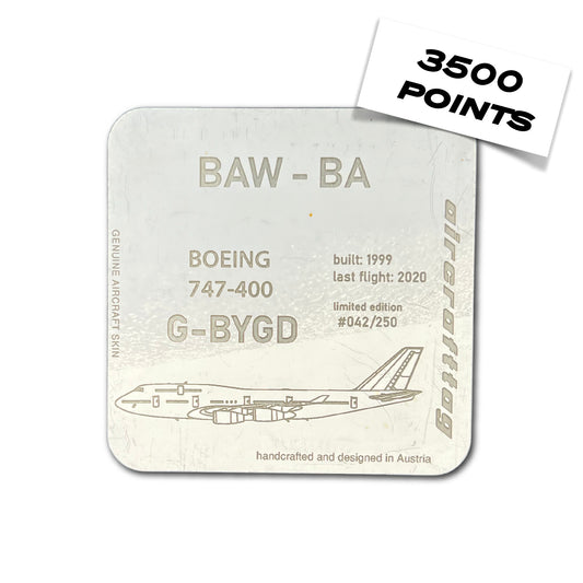 coaster British Airways B747 - G-BYGD