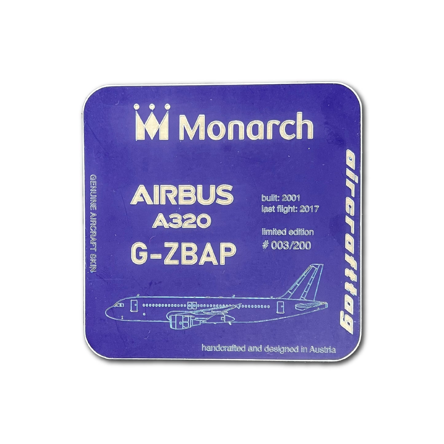 Coaster Airbus A320 - Monarch - G-ZBAP