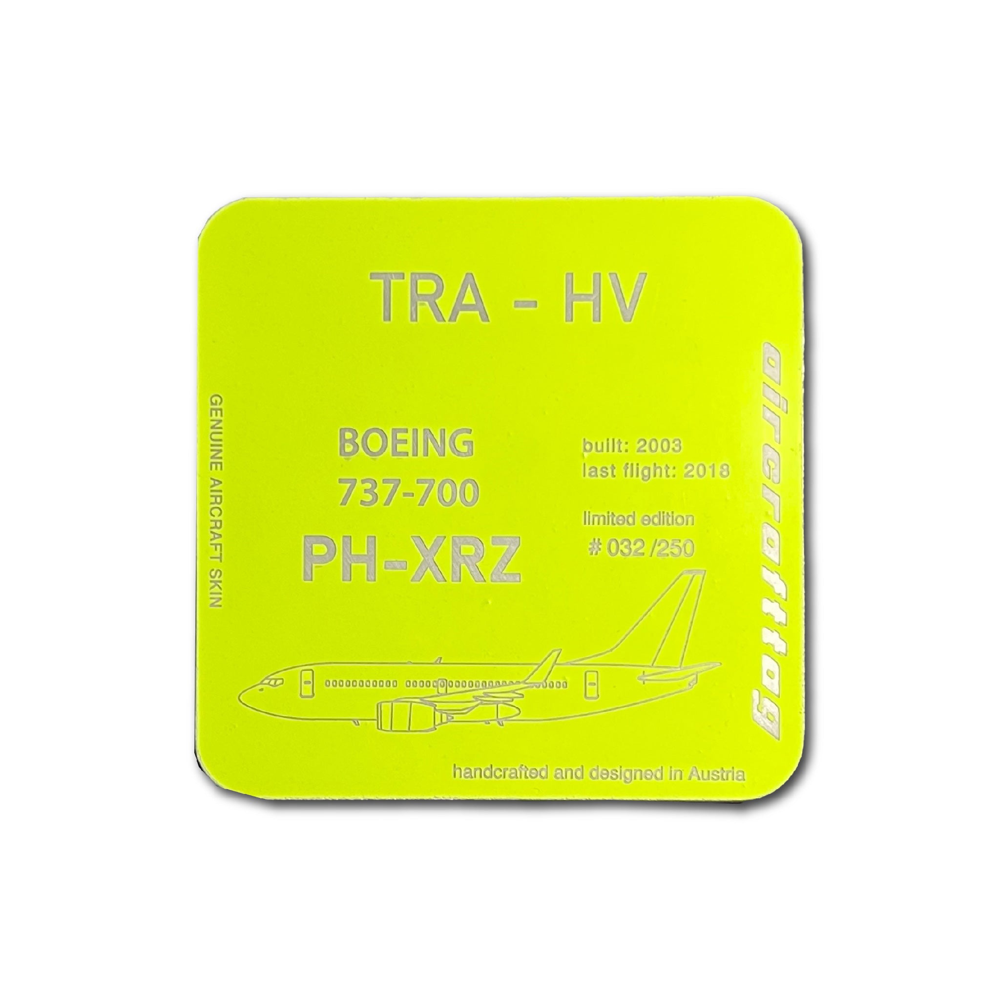 Coaster - Boeing B737 - Transavia - PH-XRZ – Aircrafttag