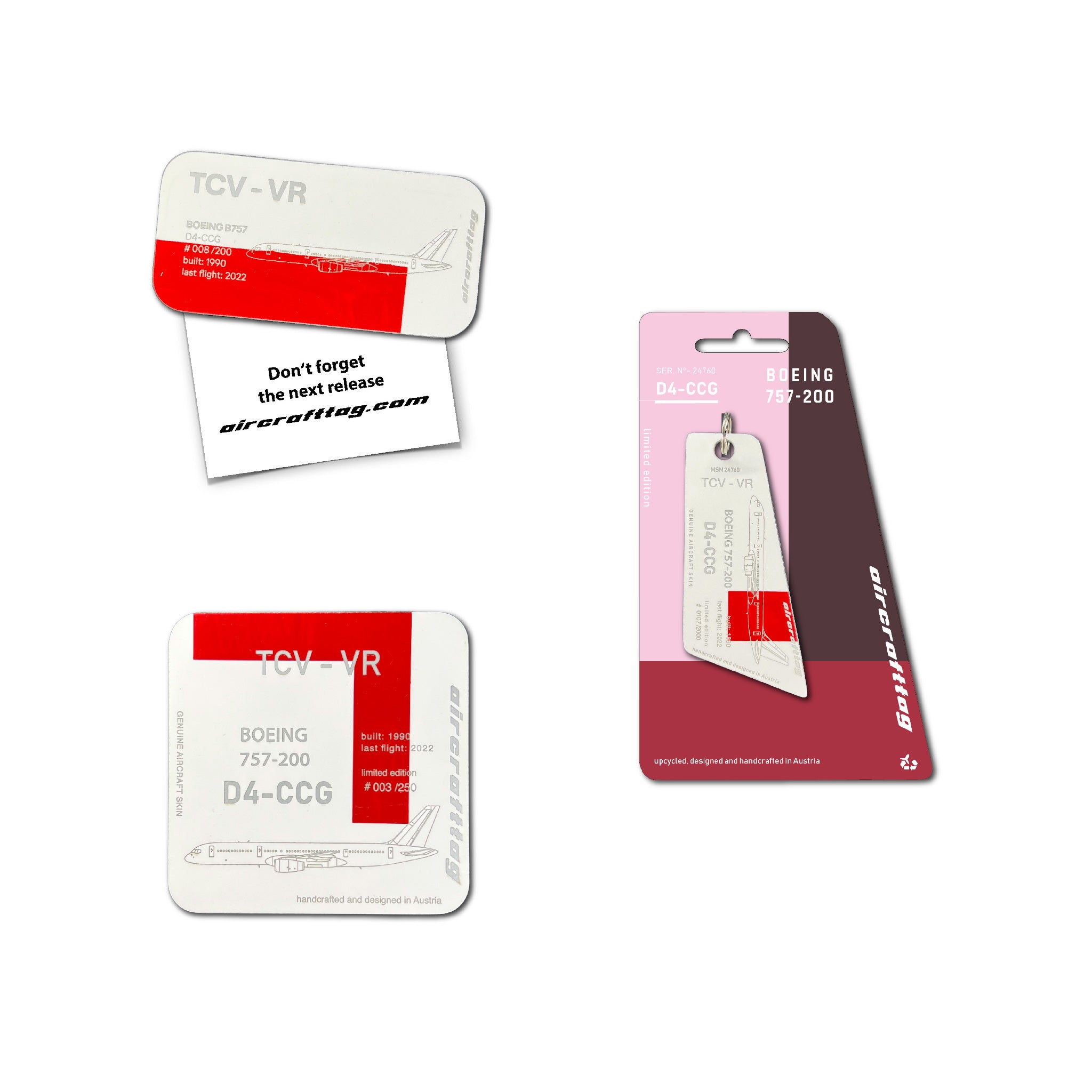 Boeing B757 - Cabo Verde Airlines - D4-CCG packages – Aircrafttag