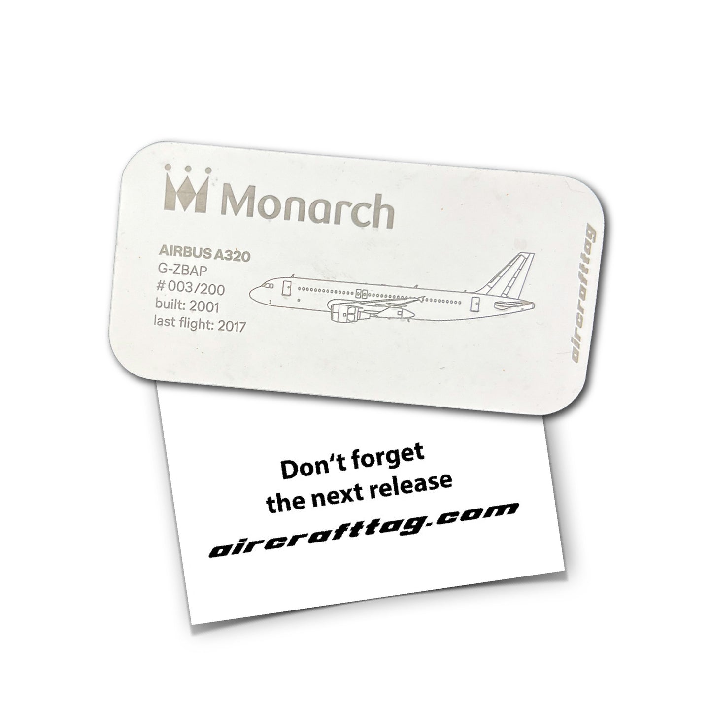 Magnet Airbus A320 - Monarch - G-ZBAP