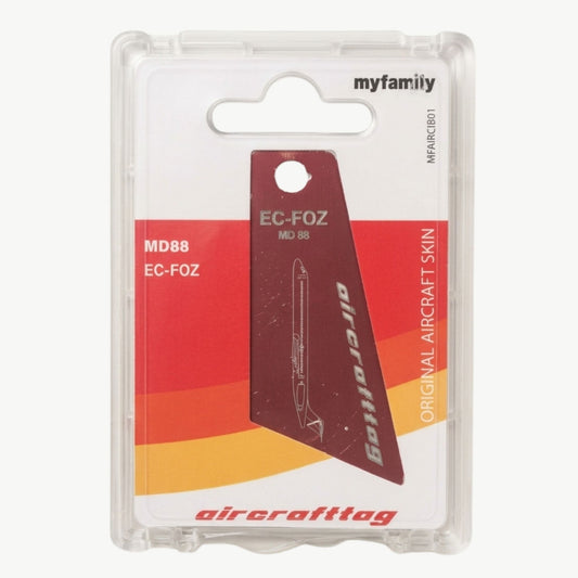 Aircrafttag Mini - IBERIA - MD88 - EC-FOZ