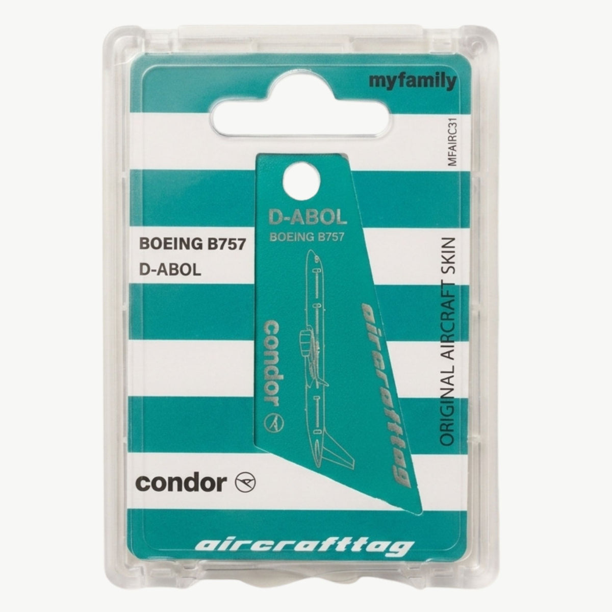 Aircrafttag Mini - Condor - B757 - D-ABOL